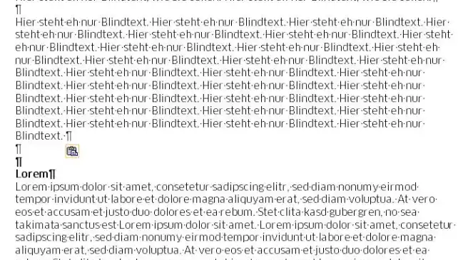 Screenshot Beispieltext