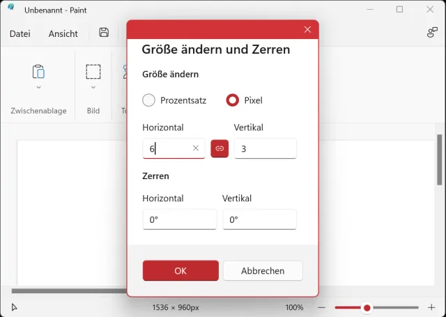Paint unter Windows 11