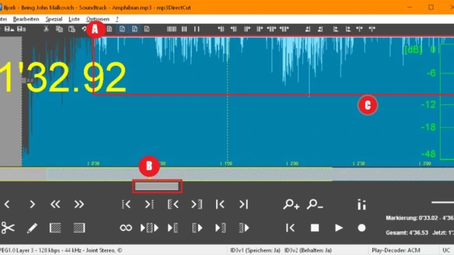 Screenshot MP3DirectCut