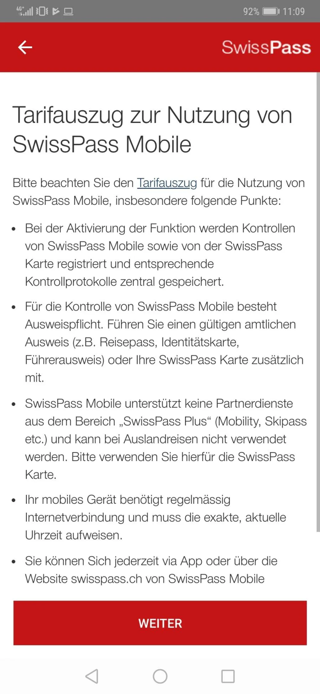 Screenshots Tune-In-App