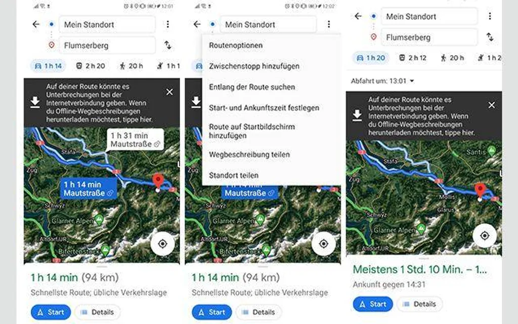 Screenshots Tune-In-App