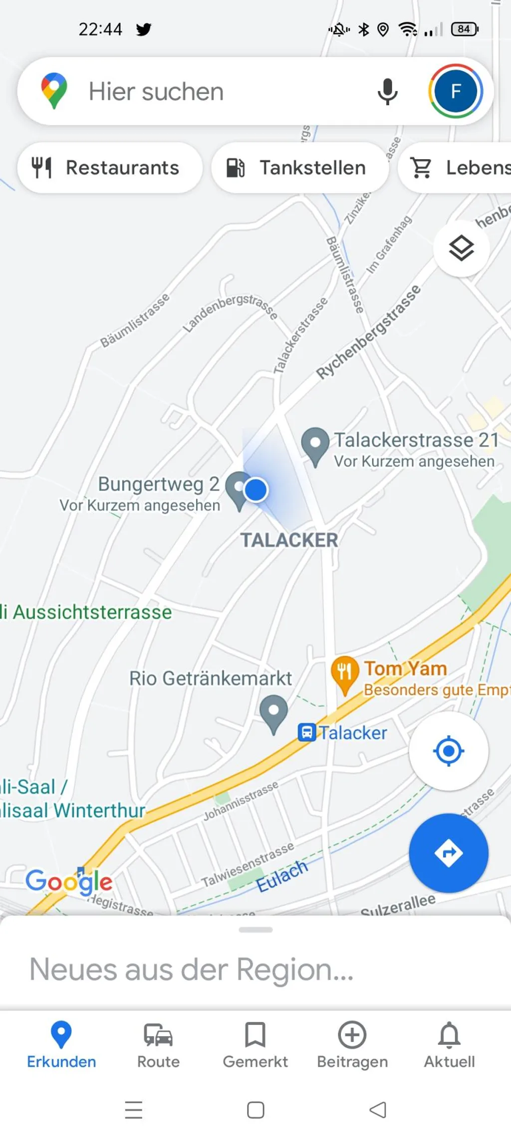 Screenshots Tune-In-App