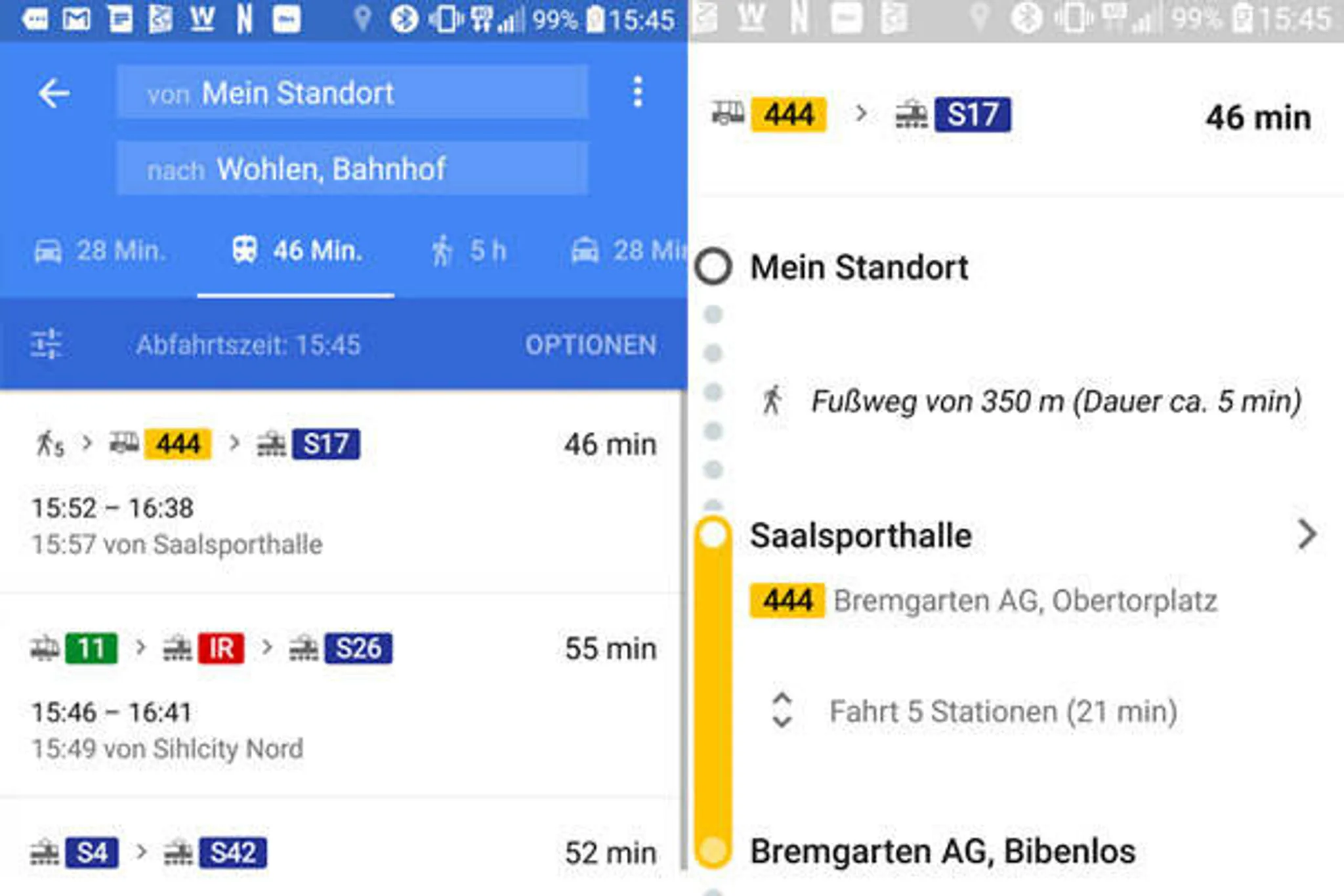 Screenshots Tune-In-App