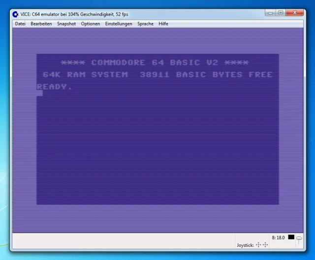 Screenshot Vice Emulator