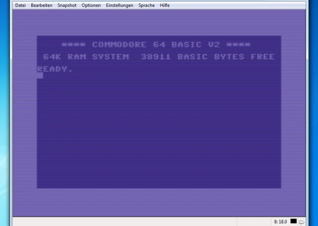Screenshot Vice Emulator