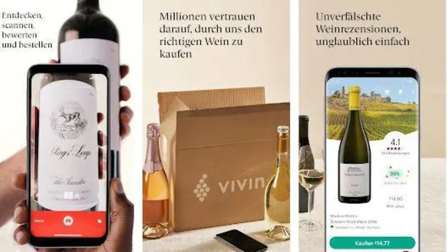 Screenshots Vivino App