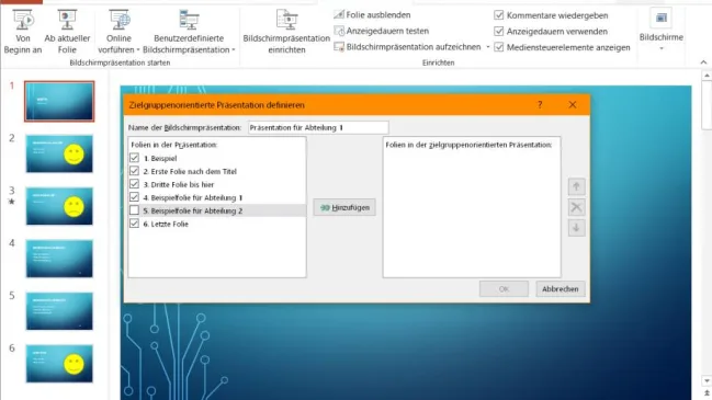 Screenshot PowerPoint-Präsentation