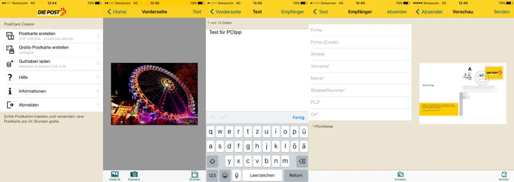 Screenshots Tune-In-App