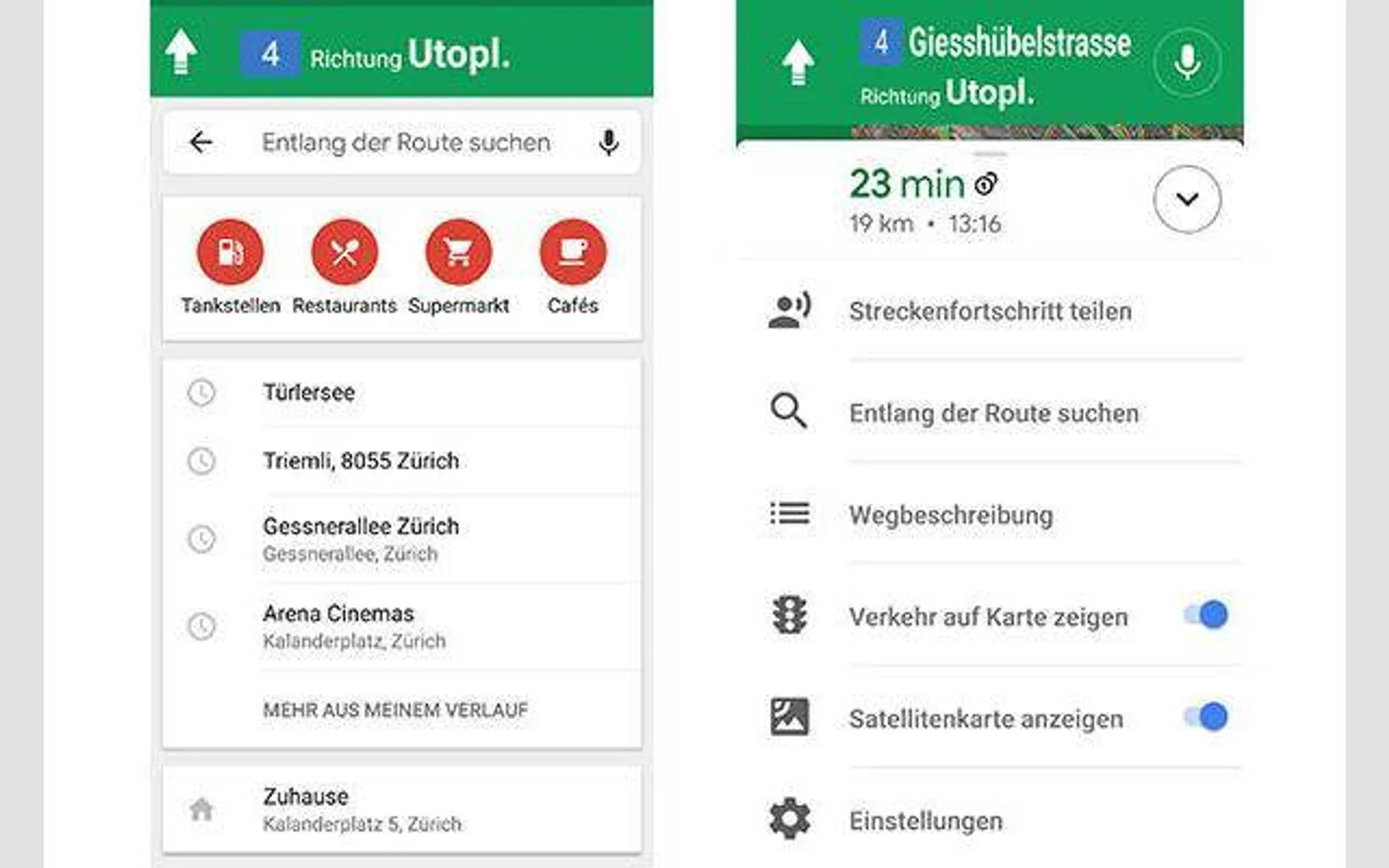 Screenshots Tune-In-App