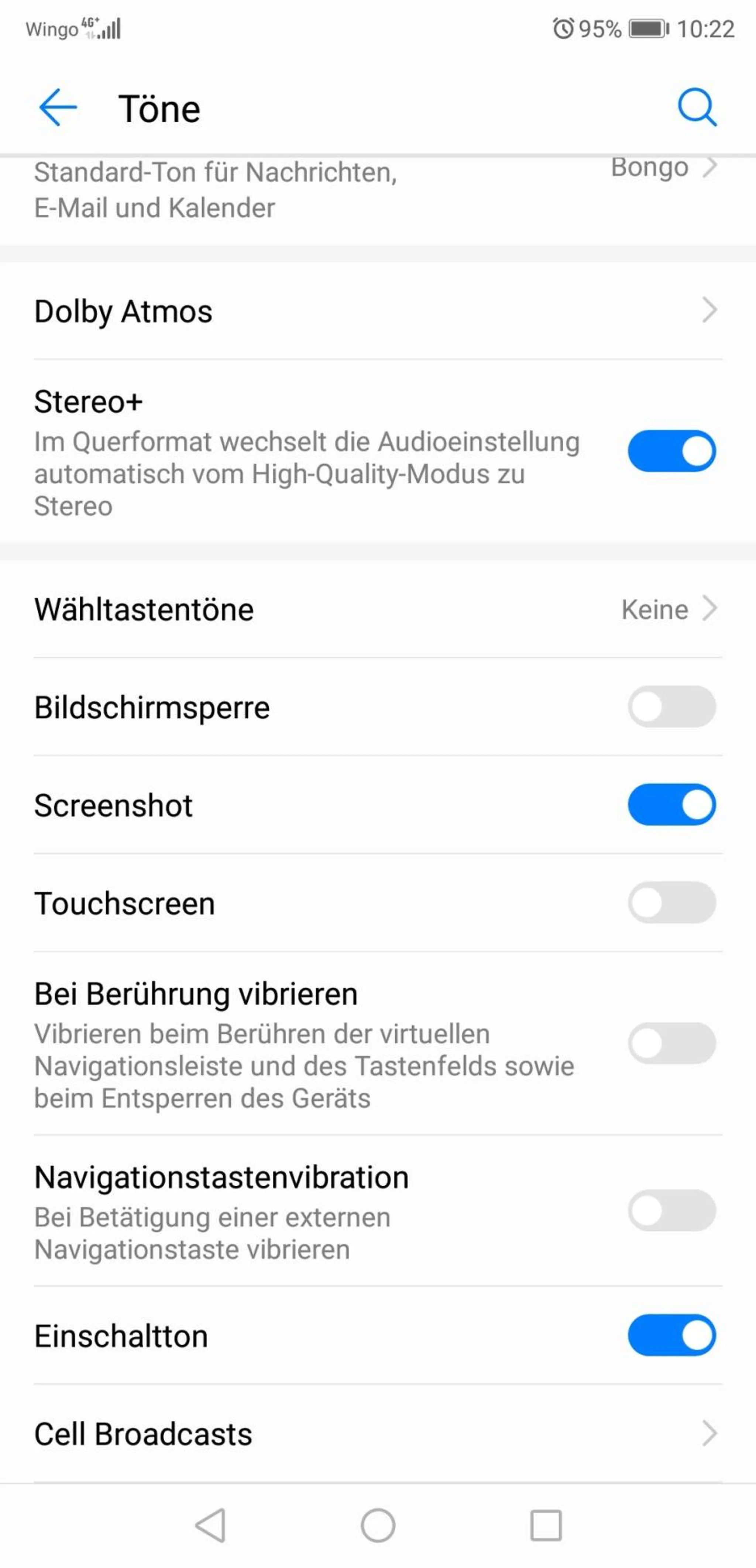 Screenshots Tune-In-App