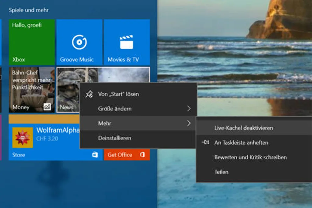 Screenshots Tune-In-App