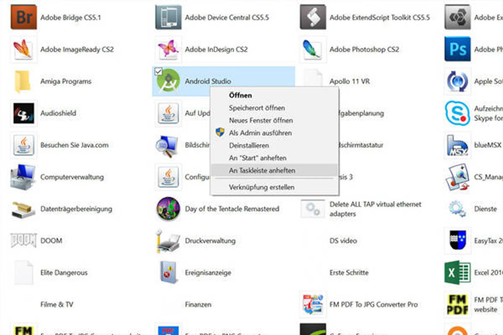 Screenshots Tune-In-App