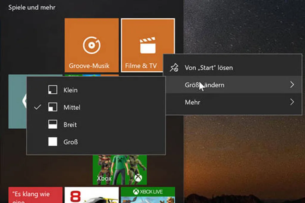 Screenshots Tune-In-App