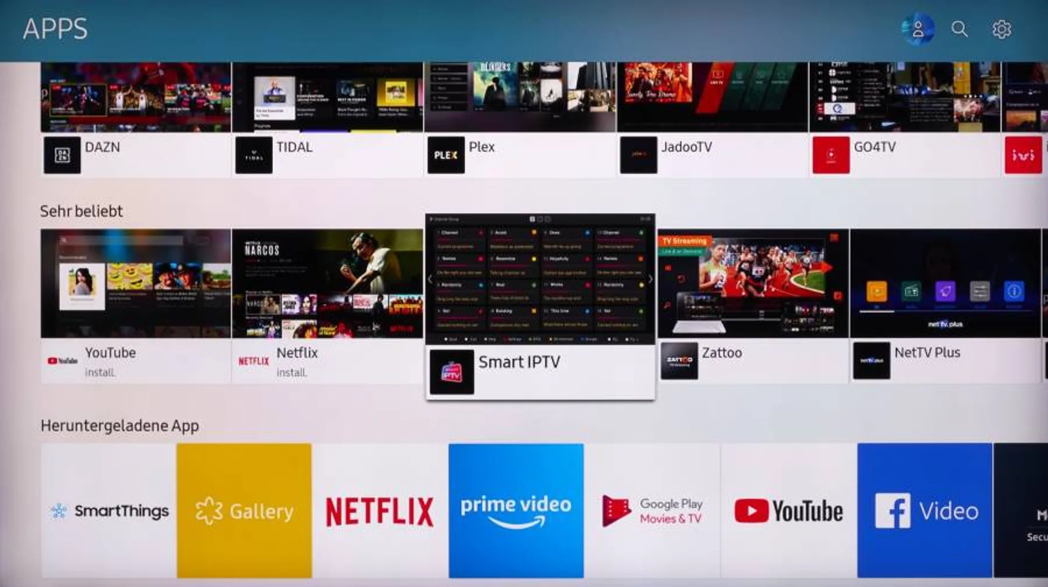 Screenshots Tune-In-App