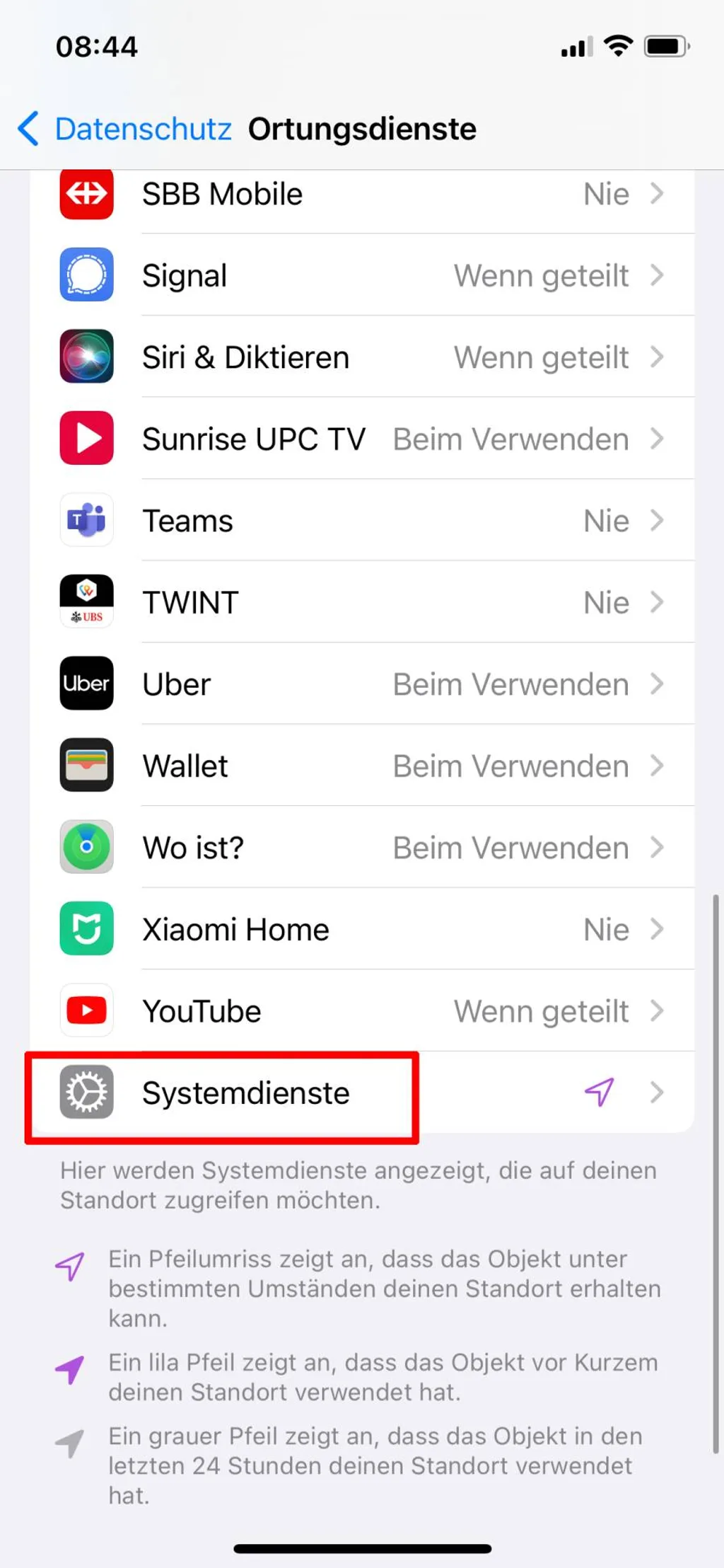 Screenshots Tune-In-App