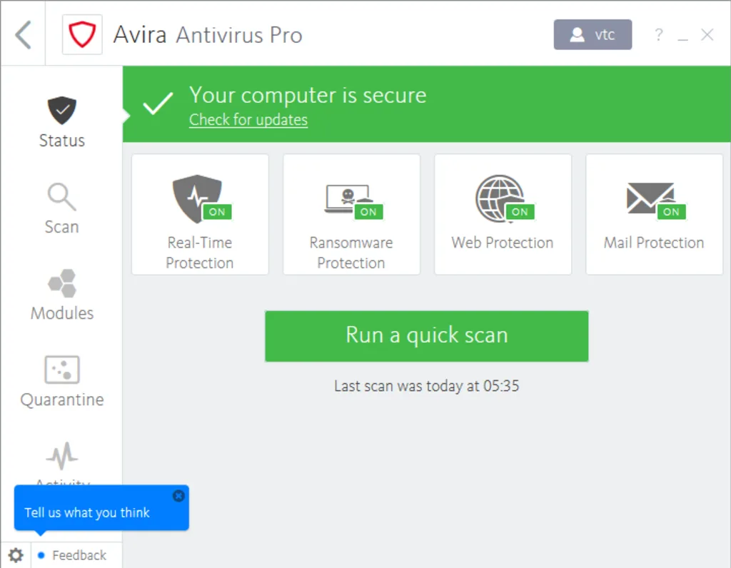 Avira Antivirus Pro