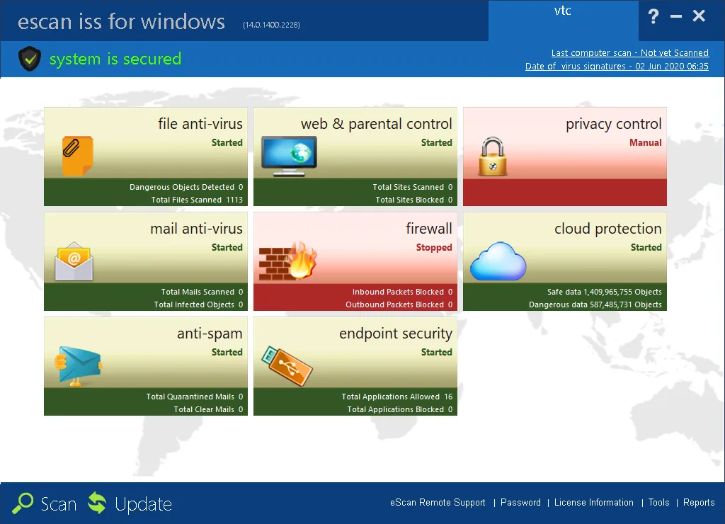 Microworld eScan internet security suite