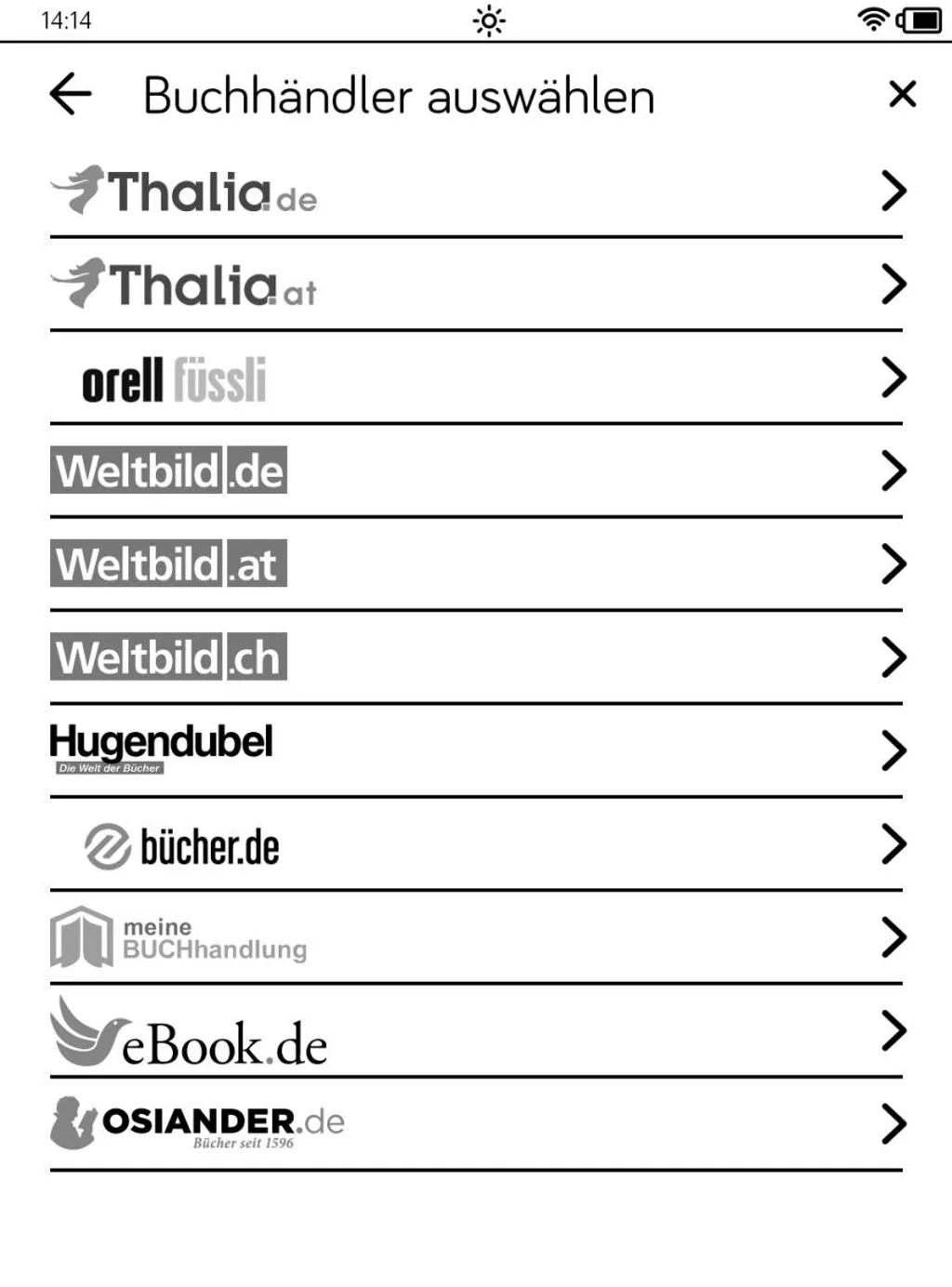 Screenshots Tune-In-App