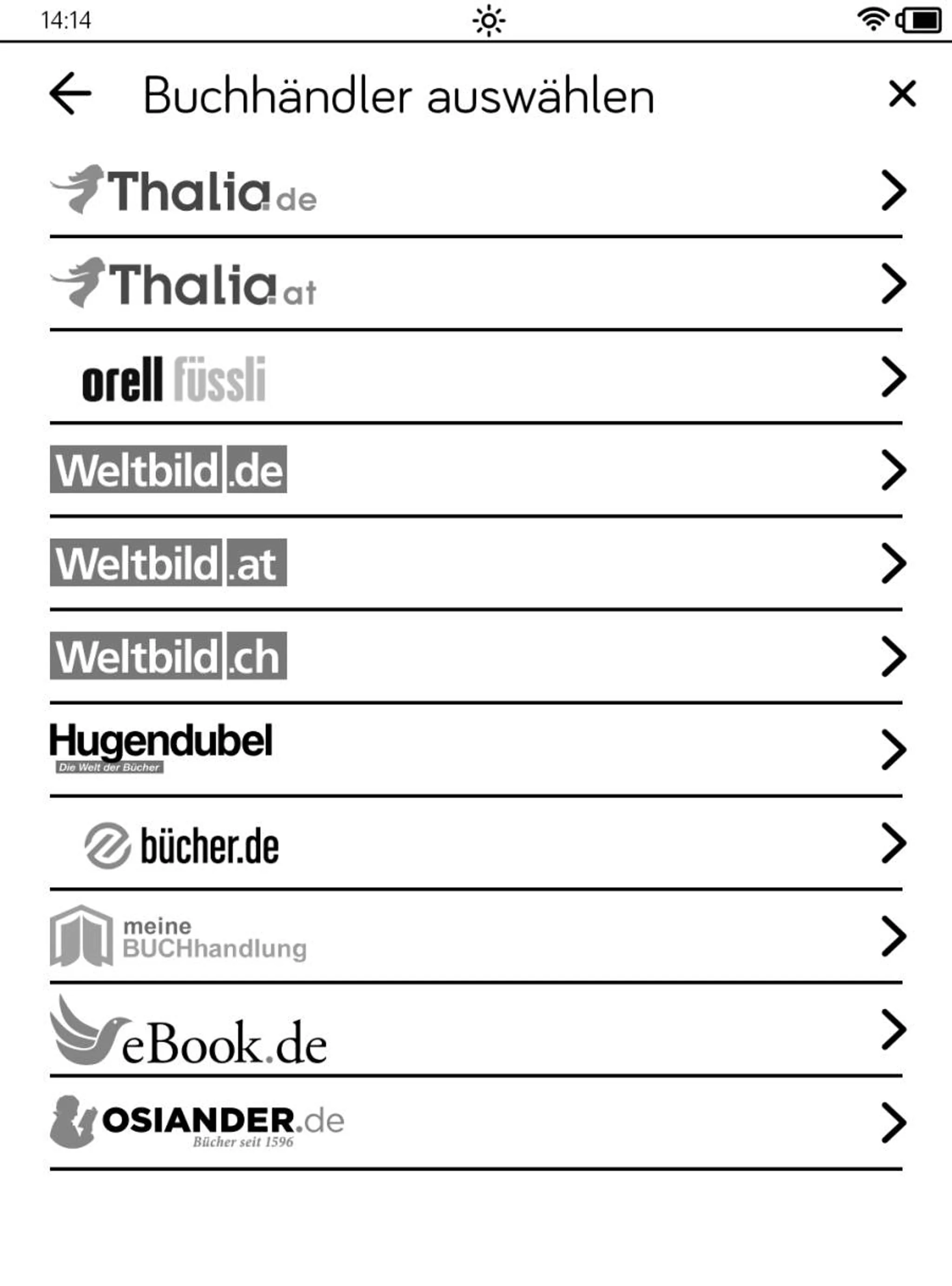 Screenshots Tune-In-App