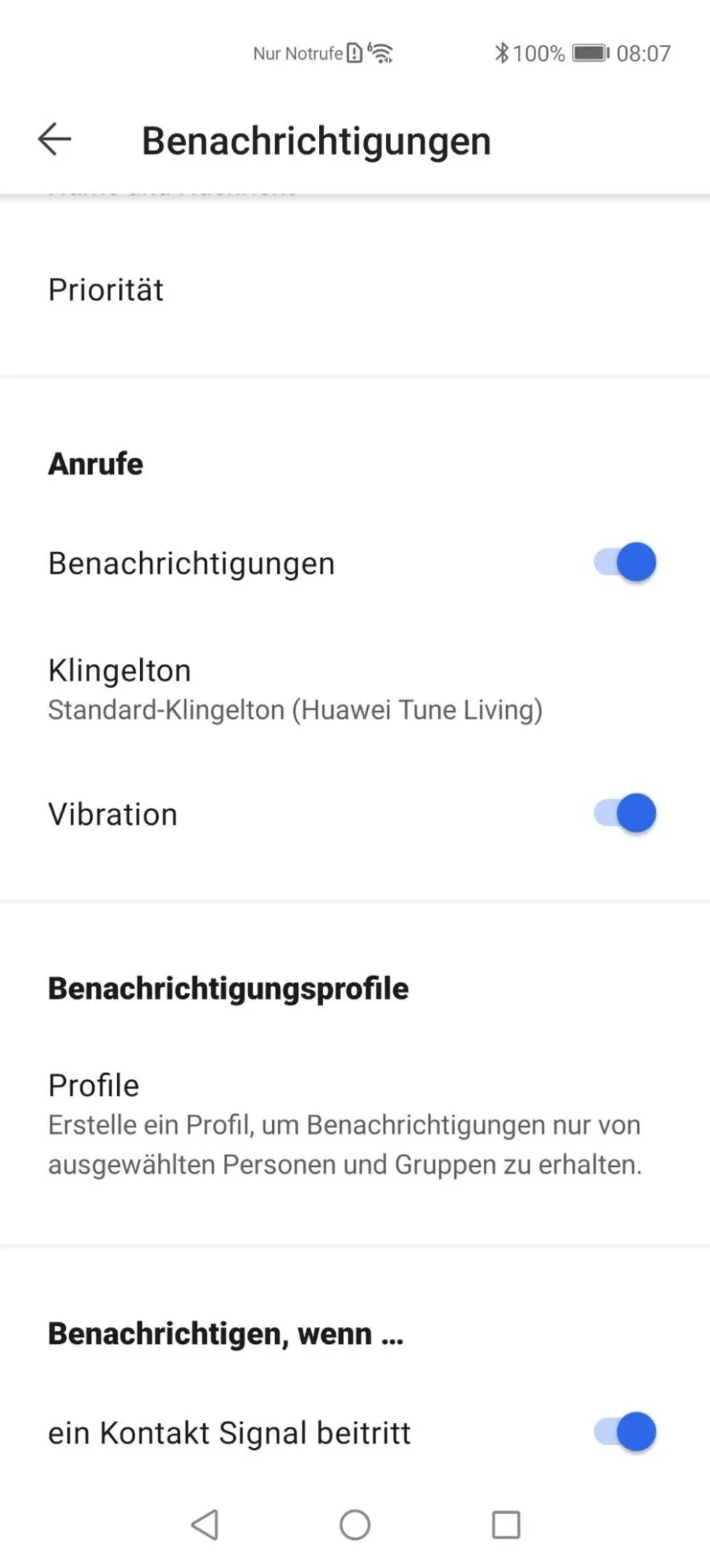 Screenshots Tune-In-App