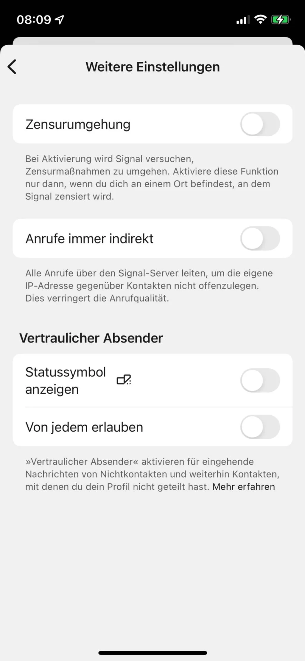 Screenshots Tune-In-App