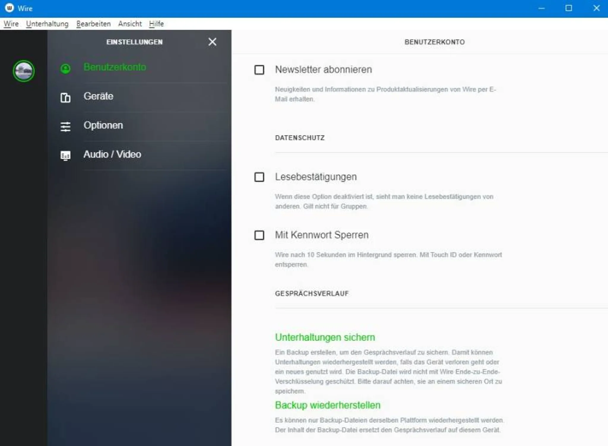 Screenshots Tune-In-App