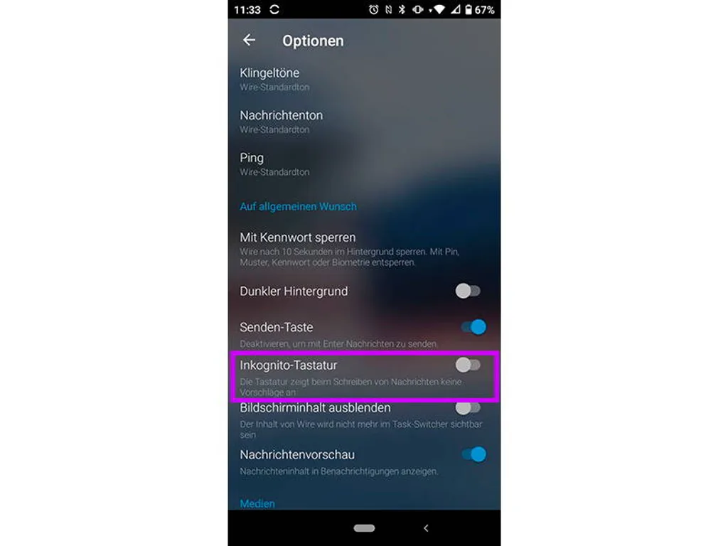 Screenshots Tune-In-App