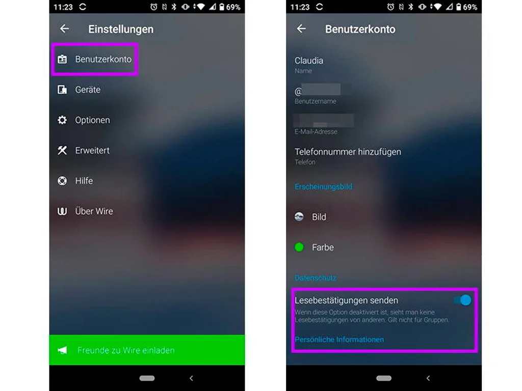 Screenshots Tune-In-App