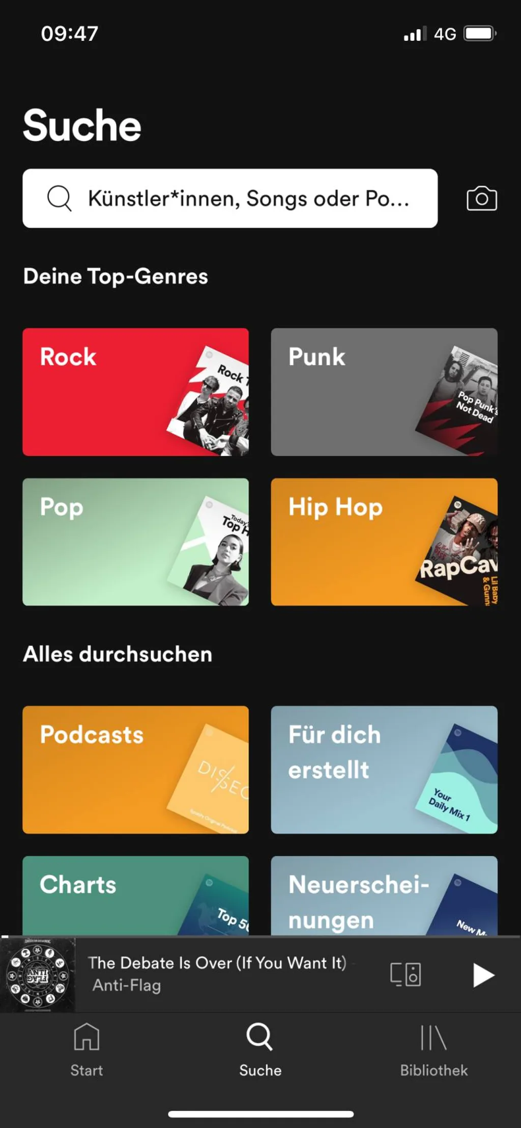 Screenshots Tune-In-App
