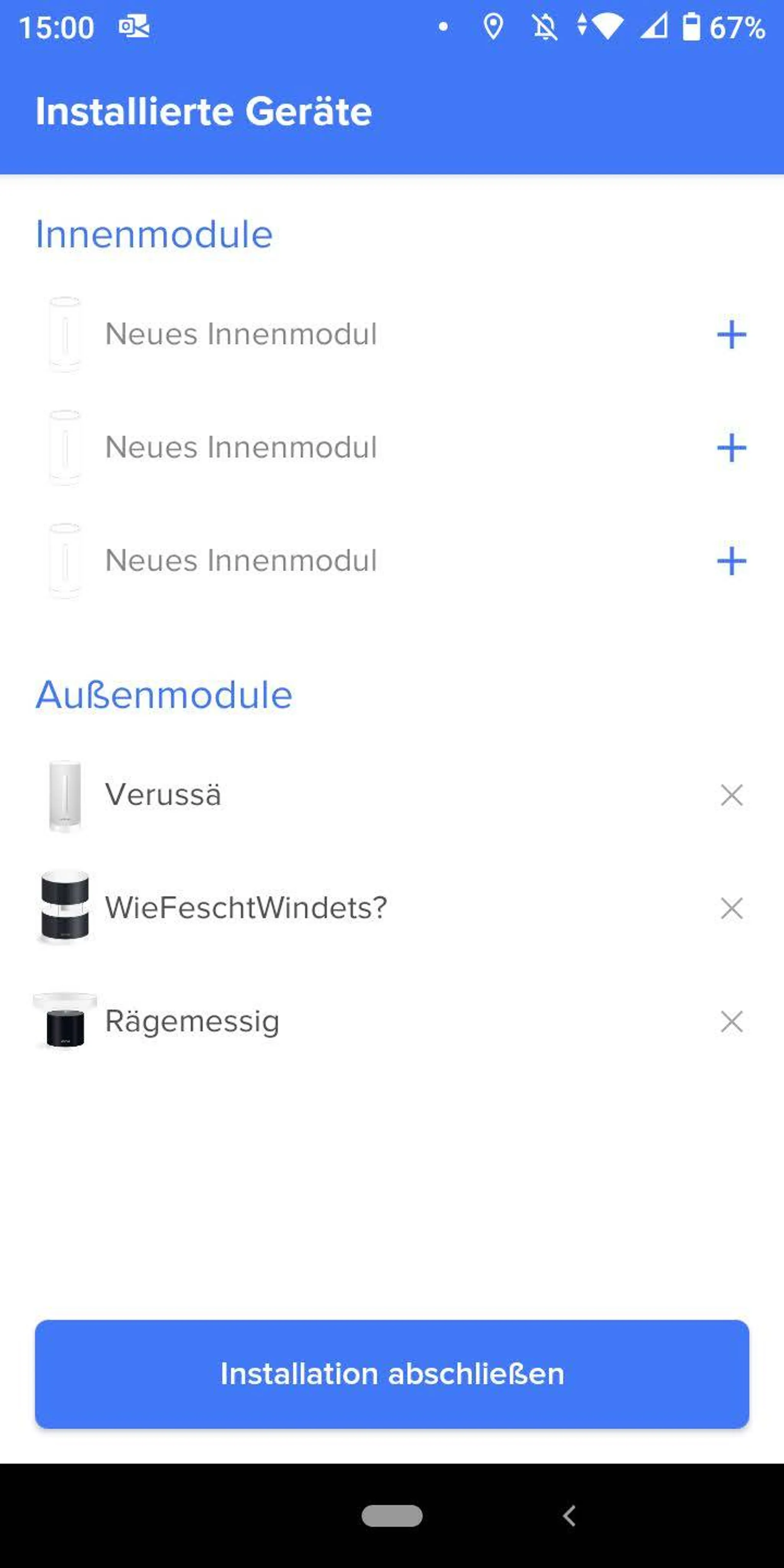 Screenshots Tune-In-App