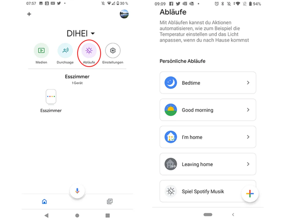 Erstellen eines Ablaufs