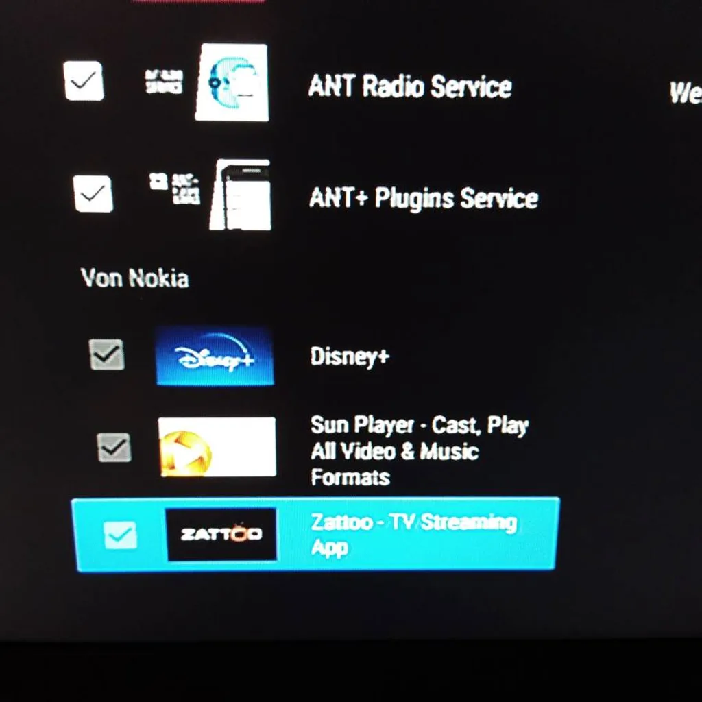 Screenshots Tune-In-App