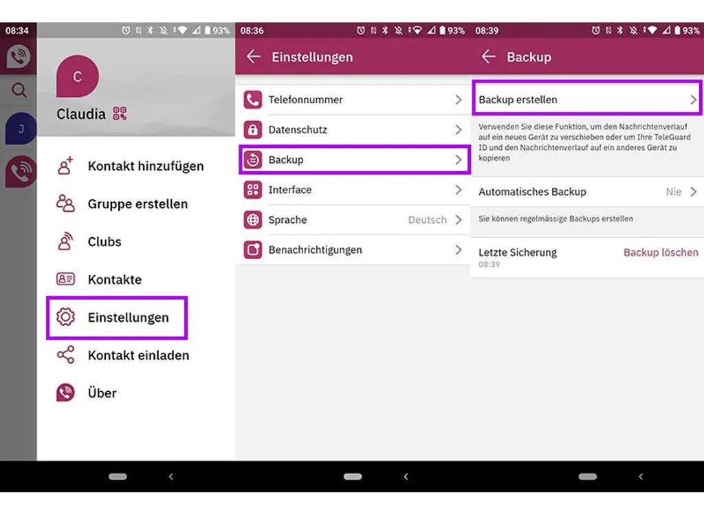 Screenshots Tune-In-App