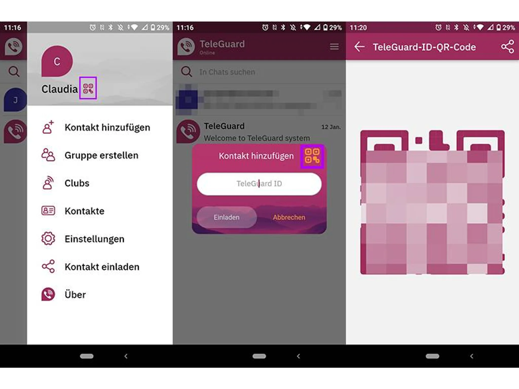 Screenshots Tune-In-App