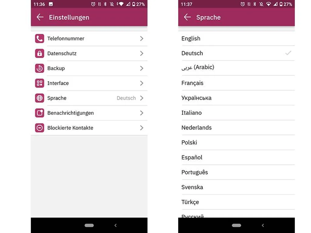 Screenshots Tune-In-App