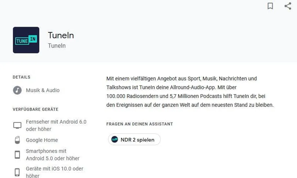 Screenshot Tune-In