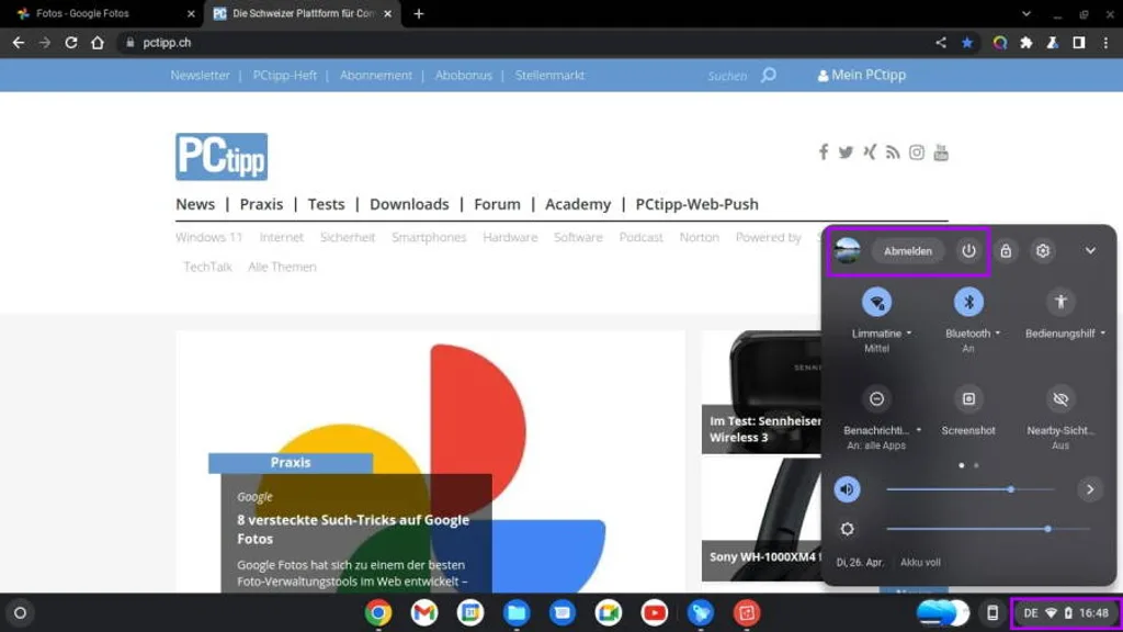 Screenshots Tune-In-App