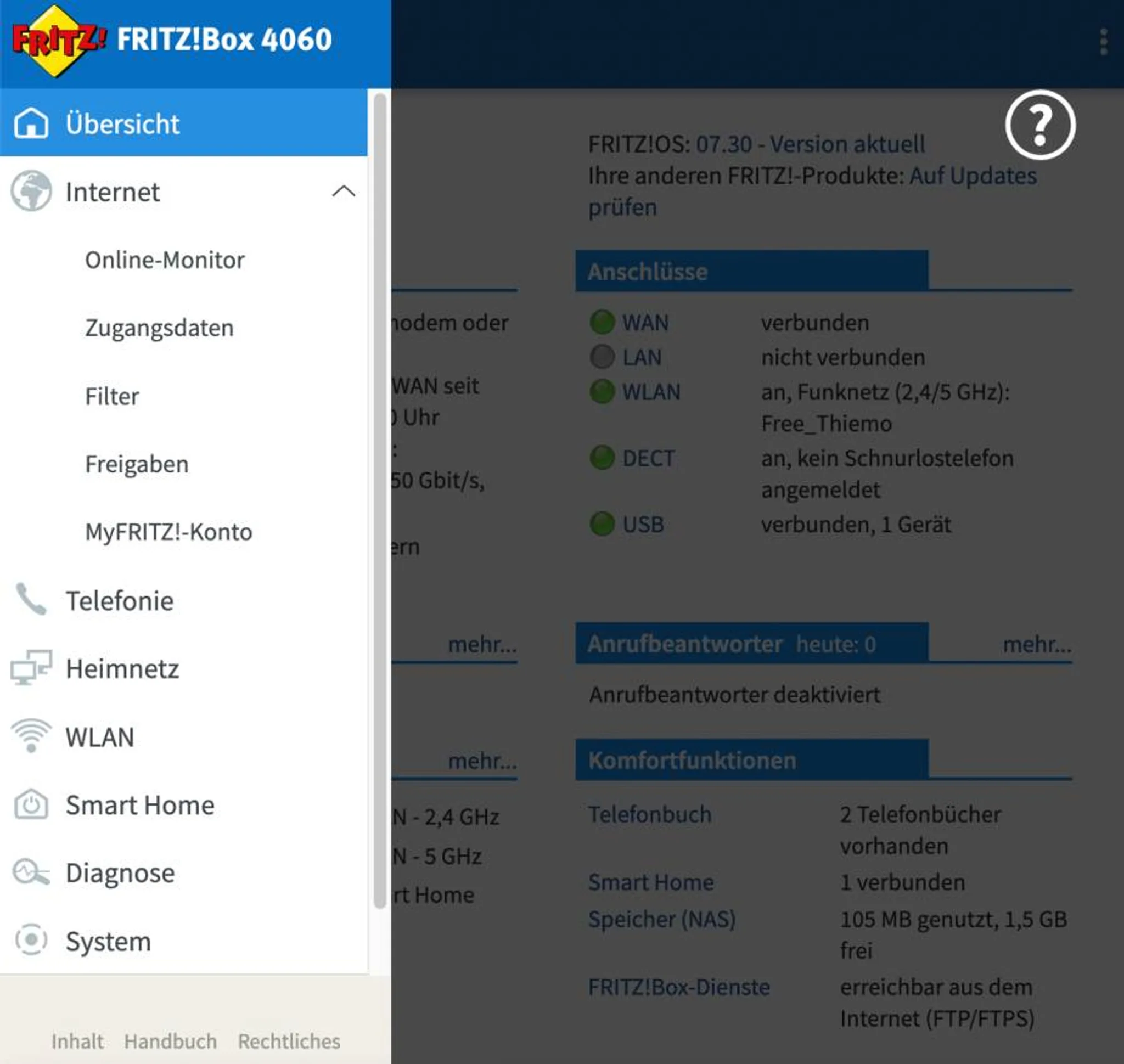 Screenshots Tune-In-App