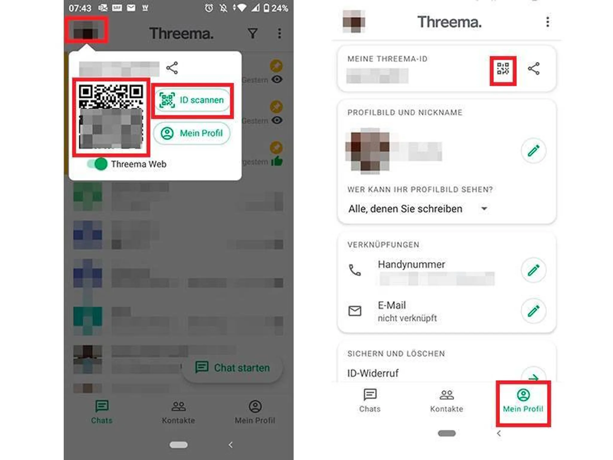 Screenshots Tune-In-App