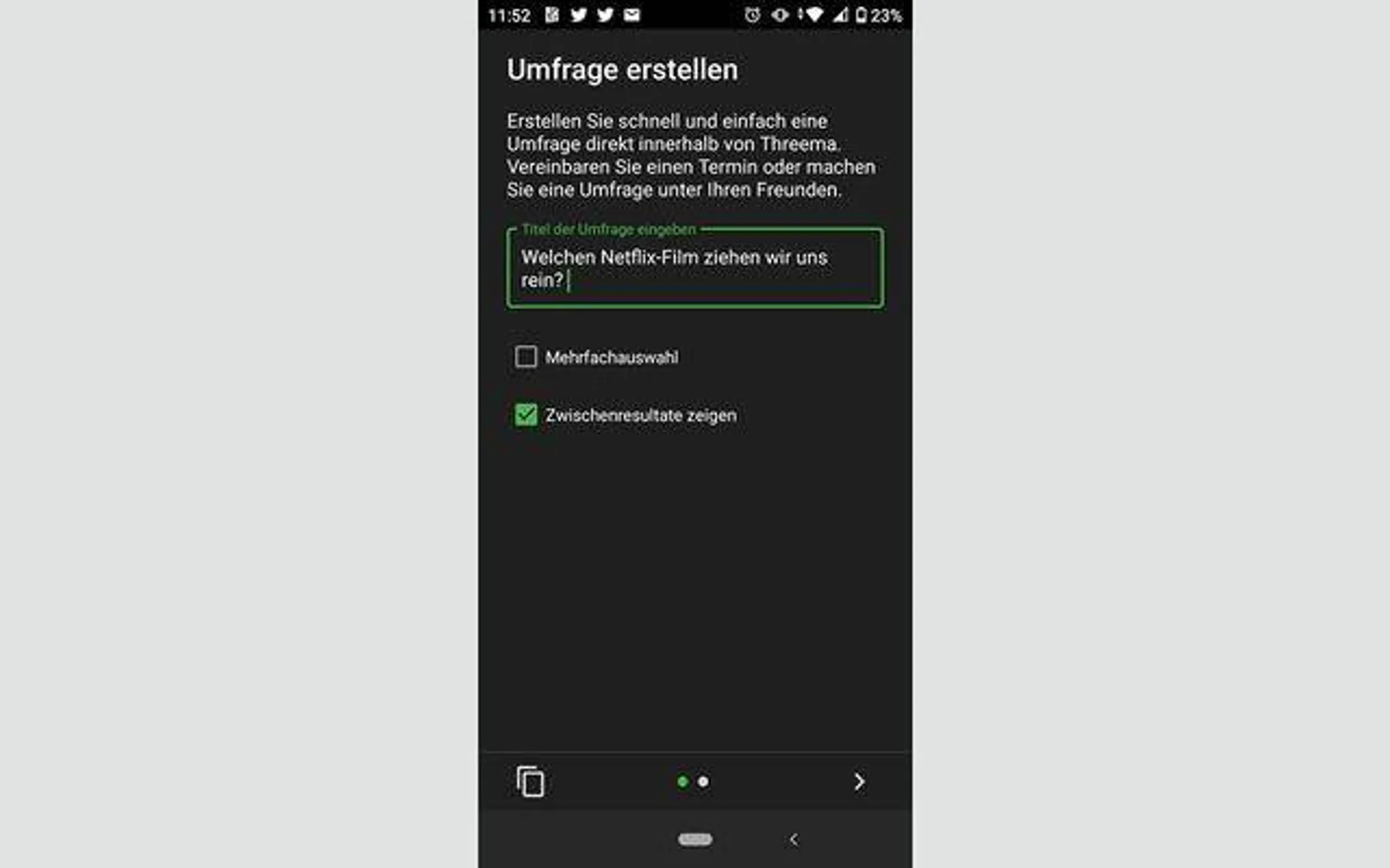 Screenshots Tune-In-App