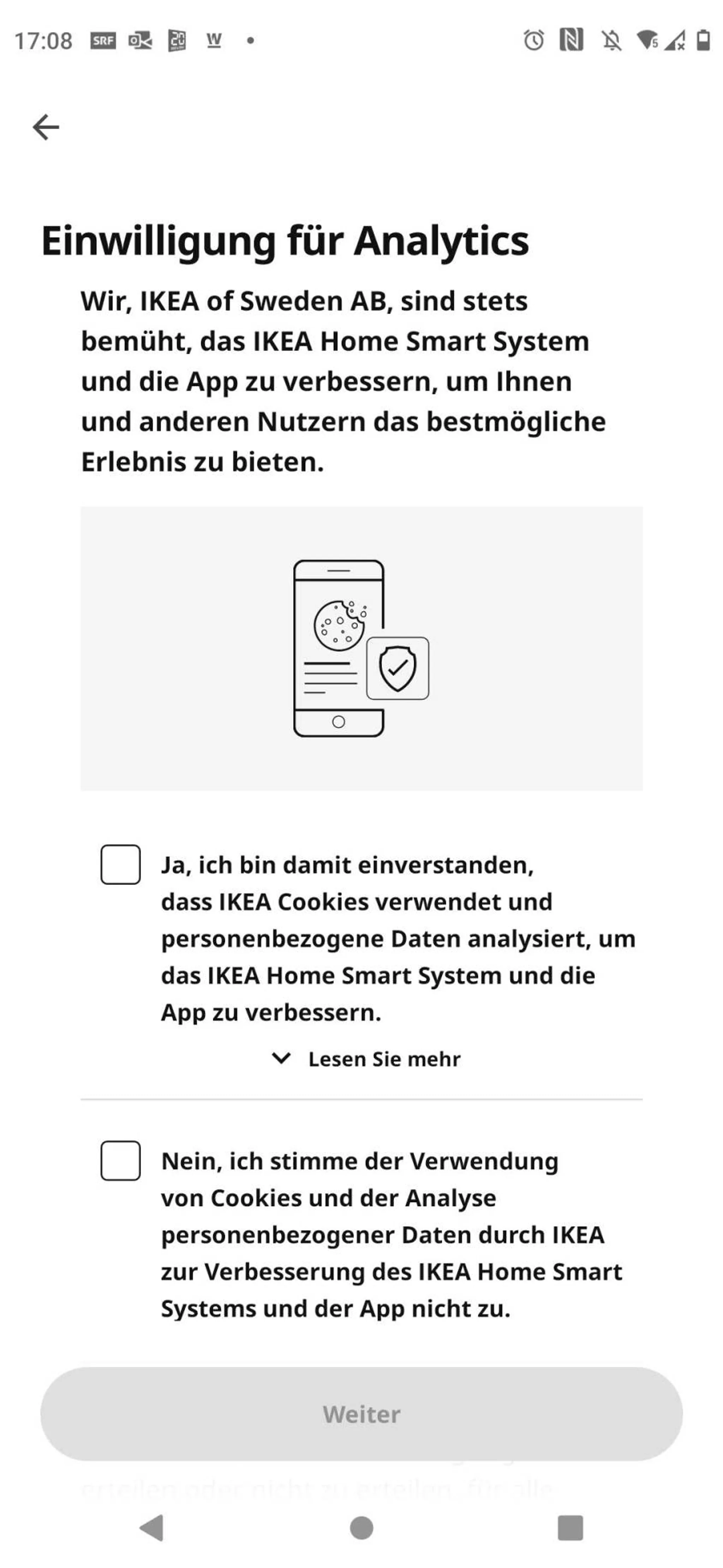 Screenshots Tune-In-App