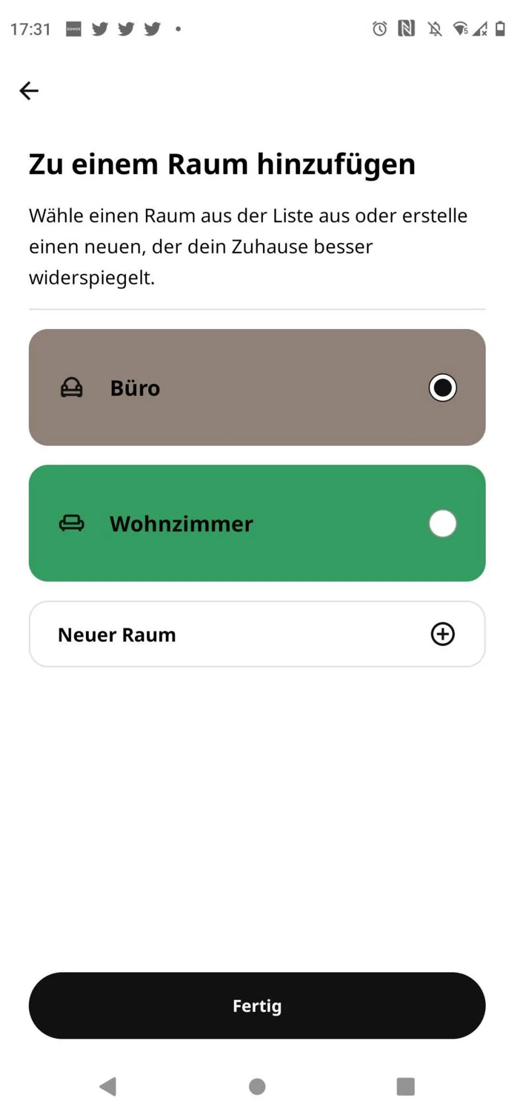 Screenshots Tune-In-App