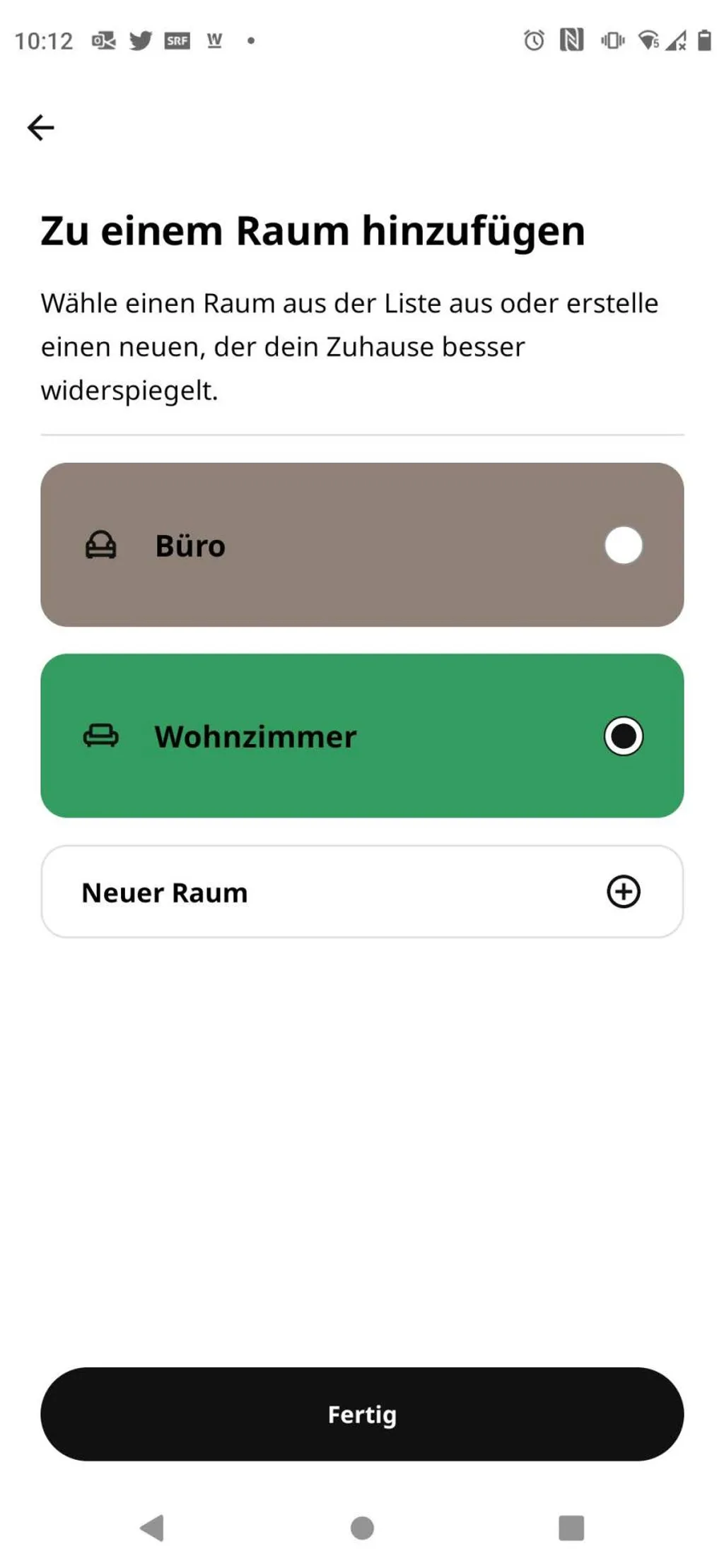 Screenshots Tune-In-App