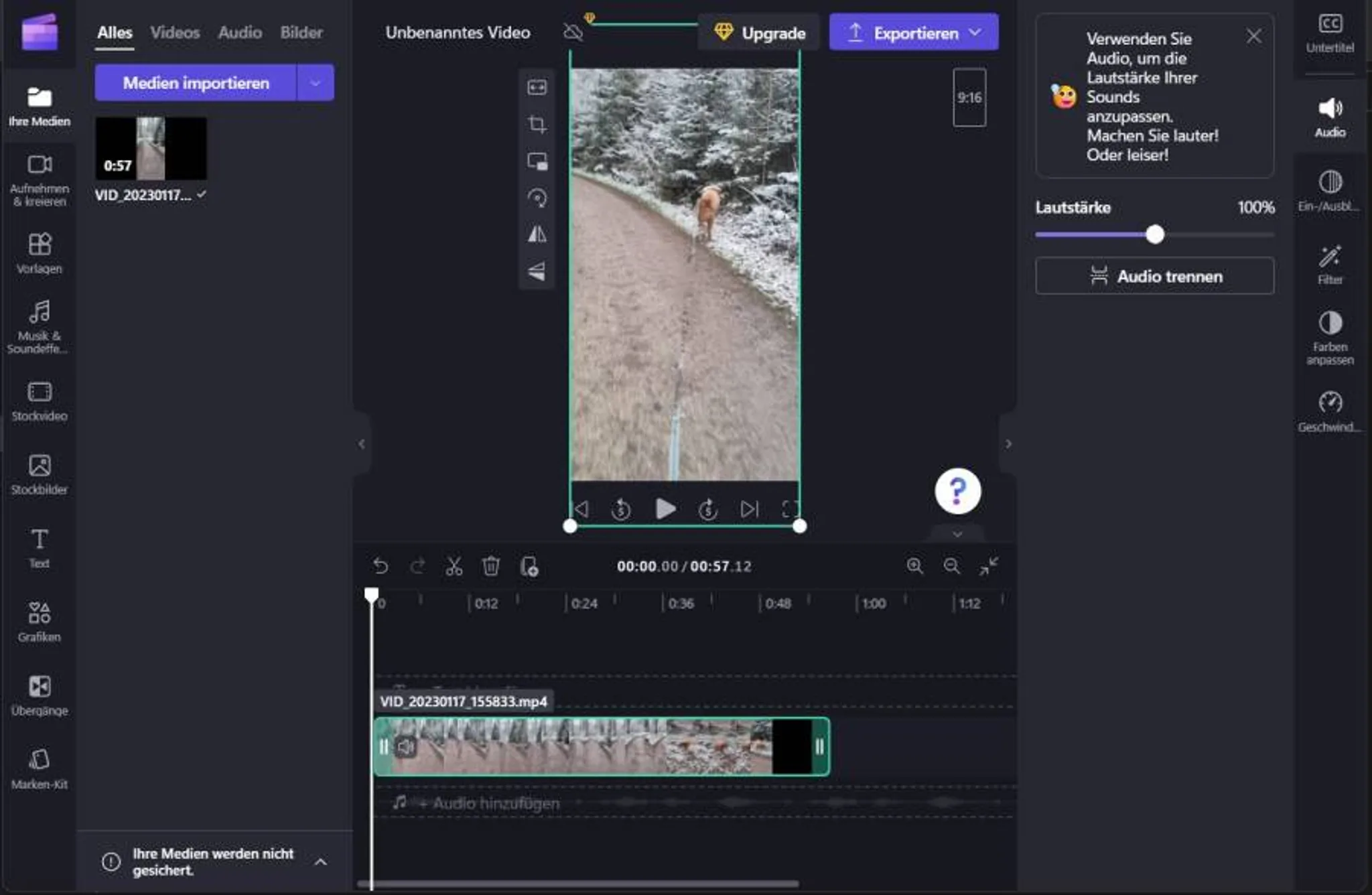 Screenshots Tune-In-App