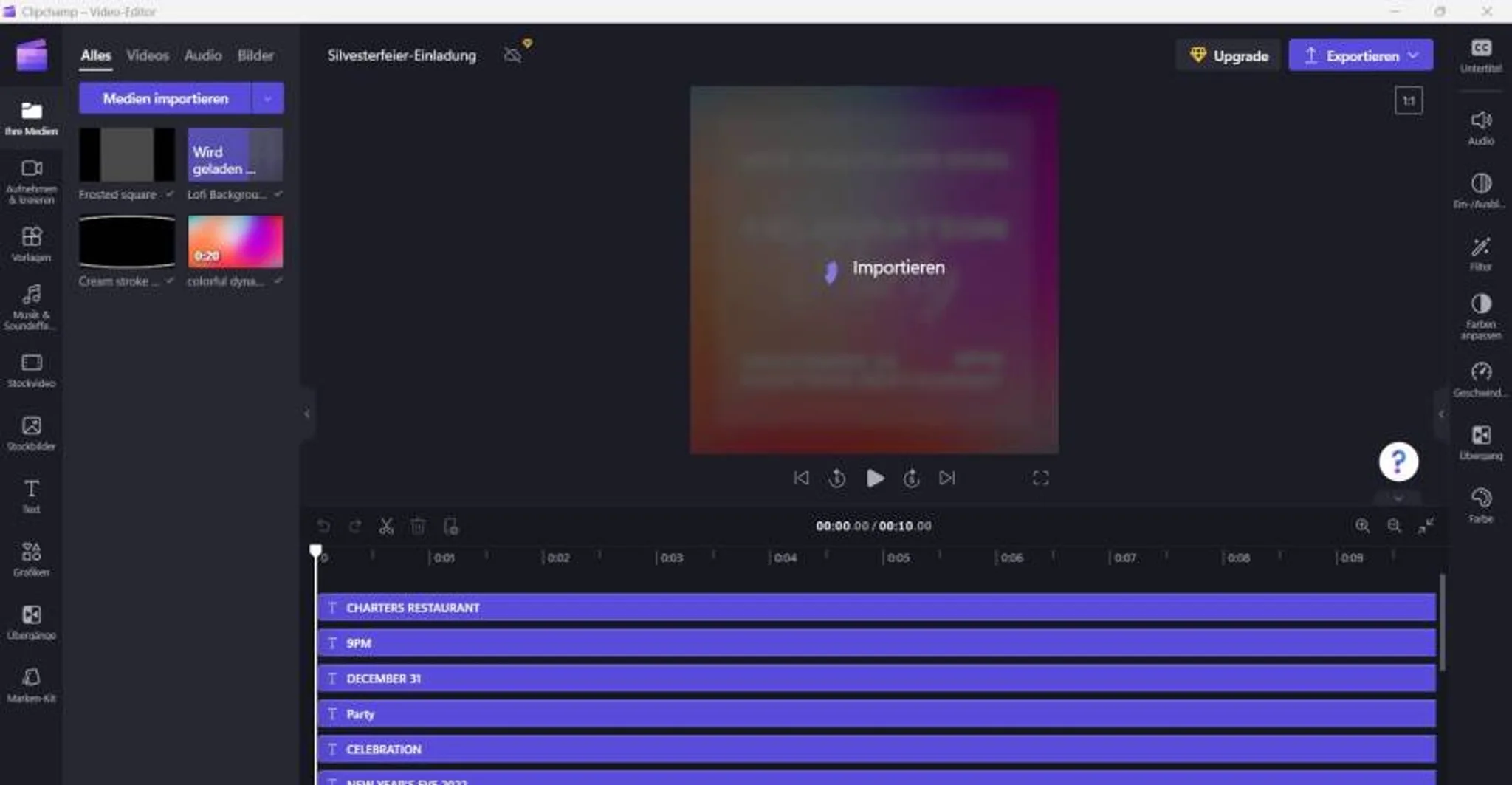 Screenshots Tune-In-App
