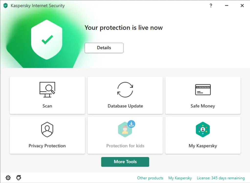 Screenshot Kaspersky Internet Security