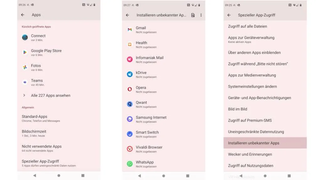 Screenshots Tune-In-App