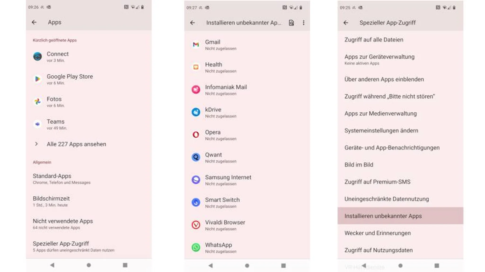 Screenshots Tune-In-App
