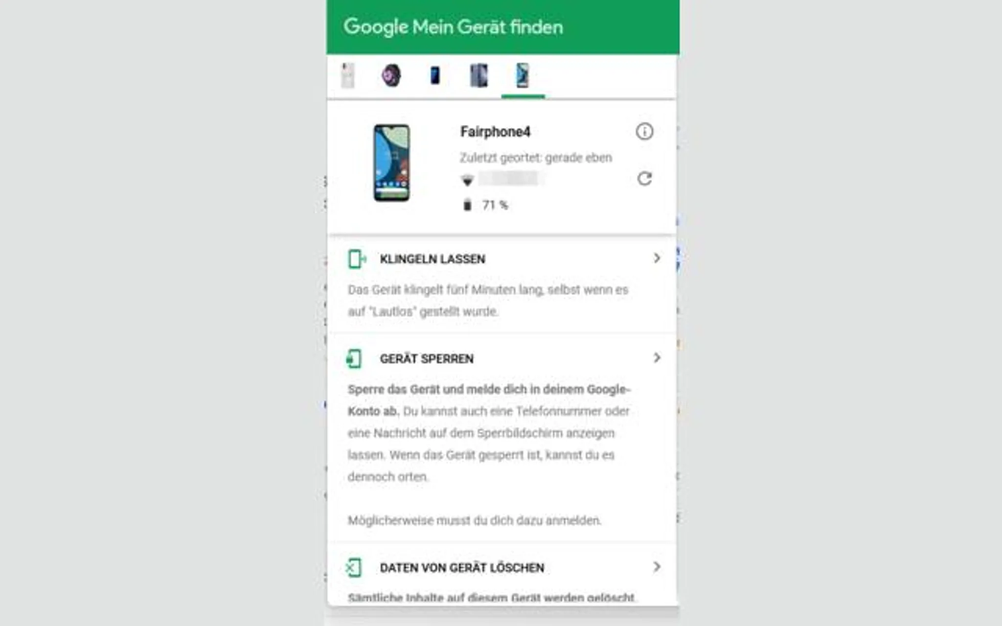 Screenshots Tune-In-App