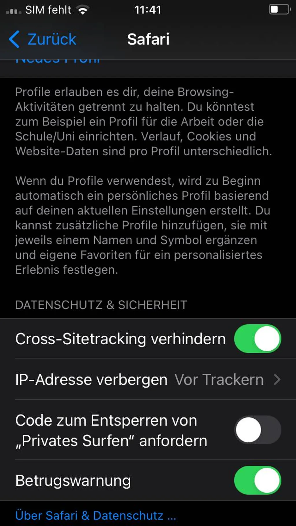 Screenshots Tune-In-App